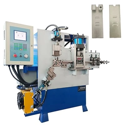 Biege- und Stanzmaschine für flache Eisenplatten